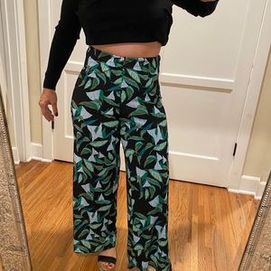 VERONICA M stretch wide leg resort pants